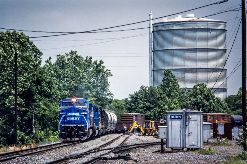 CR 6141 C40-8W + CR 5559 SD60M + NS 3815 B36-7 + NS 1603 SD40 | ALSR-6 | CP-Burn, Allentown PA